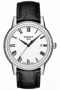 Tissot Carson Quartz Analog Date Roman Black Leather Watch# T085.410.16.013.00 (Men Watch)