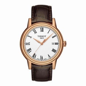 Tissot Carson Quartz Analog Date Roman Brown Leather Watch# T085.410.36.013.00 (Men Watch)