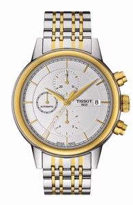 Tissot T-Classic Carson Automatic Chronograph Date Two Tone Stainless Steel Watch# T085.427.22.011.00 (Men Watch)