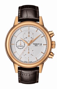 Tissot T-Classic Carson Automatic Chronograph Date Brown Leather Watch# T085.427.36.011.00 (Men Watch)