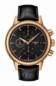 Tissot t-Classic Carson Automatic Chronograph Date Black Leather Watch# T085.427.36.061.00 (Men Watch)