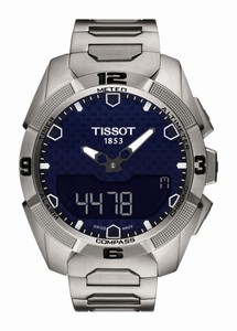 Tissot T-Touch Expert Solar Blue Dial Titanium Watch# T091.420.44.041.00 (Men Watch)