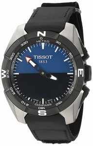 Tissot T-Touch Expert Solar Titanium Case Leather Watch # T091.420.46.041.00 (Men Watch)