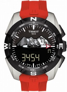 Tissot T-Touch Expert Solar II Jungfraubahn Edition Red Rubber Watch # T091.420.47.051.10 (Men Watch)