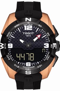 Tissot T-touch Expert Solar Quartz NBA Special Edition Black Rubber Watch #T091.420.47.207.00 (Men Watch)
