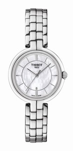 Tissot T-Trend Flamingo Quartz Mother of Pearl Dial Date Stainless Steel Watch# T094.210.11.111.00 (Women Watch)