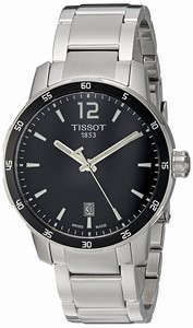 Tissot Black Dial Stainless steel Band Watch # T095.410.11.057.00 (Men Watch)