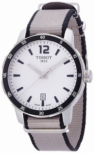 Tissot Quickster Quartz Analog Date Grey Nylon Watch # T095.410.17.037.00 (Men Watch)