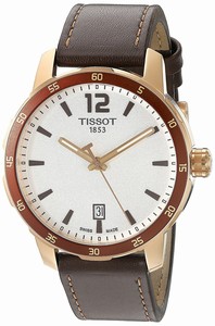 Tissot Silver Dial Rose Gold Band Watch #T095.410.36.037.00 (Men Watch)