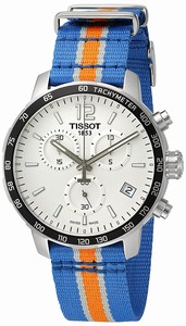 Tissot Quickster New York Knicks Edition Chronograph Nylon Watch # T095.417.17.037.06 (Women Watch)