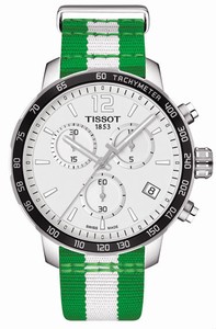 Tissot Quickster NBA Boston Celtics Chronograph Date Nylon Watch # T095.417.17.037.17 (Men Watch)