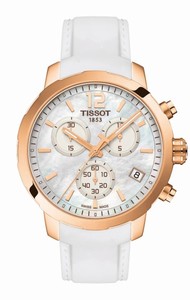 Tissot T-Sport Quickster Quartz Chronograph Date White Silicone Watch# T095.417.37.117.00 (Men Watch)