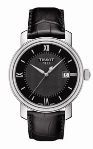 Tissot T-Classic Bridgeport Quartz Analog Date Black Leather Watch# T097.410.16.058.00 (Men Watch)