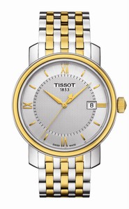 Tissot T-Classic Bridgeport Quartz Analog Date Two Tone Stainless Steel Watch# T097.410.22.038.00 (Men Watch)