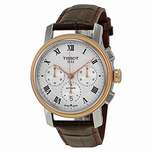 Tissot Automatic Chronograph Date Brown Leather Watch #T097.427.26.033.00 (Men Watch)