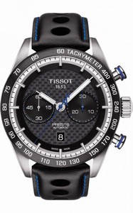 Tissot PRS 516 Alpine Limited Edition 516 Pieces Black Leather Watch # T100.427.16.201.00 (Men Watch)