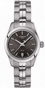 Tissot Quartz PR 100 Analog Date Stainless Steel Watch # T101.010.11.061.00 (Women Watch)