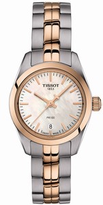Tissot Quartz PR 100 Analog Date Stainless Steel Watch # T101.010.22.111.01 (Women Watch)