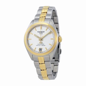 Tissot Silver Dial Fixed Gold-tone Band Watch #T101.208.22.031.00 (Men Watch)