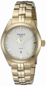 Tissot Silver Dial Stainless Steel Band Watch #T101.210.33.031.00 (Women Watch)