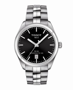 Tissot PR100 Automatic Powermatic 80 Date Stainless Steel Watch# T101.407.11.051.00 (Men Watch)