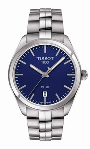 Tissot PR100 Quartz Analog Date Stainless Steel Watch# T101.410.11.041.00 (Men Watch)