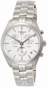 Tissot White Dial Stainless Steel Watch #T101.417.11.031.00 (Men Watch)