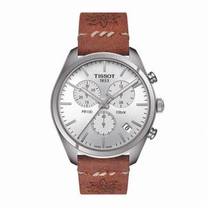 Tissot Quartz Fete Lutte Suisse Special Edition Leather Watch # T101.417.16.031.01 (Men Watch)