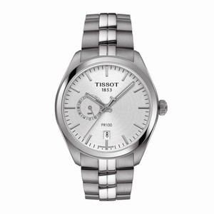 Tissot Quartz Dual Time Date Stainless Steel Watch # T101.452.11.031.00 (Men Watch)