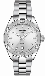 Tissot Quartz Analog Date Stainless Steel Watch # T101.910.11.031.00 (Women Watch)