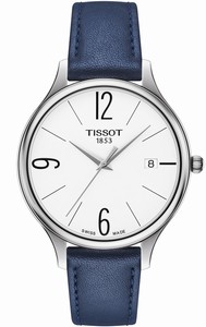 Tissot Quartz Bella Ora Date Leather Watch # T103.210.16.017.00 (Women Watch)