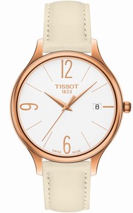 Tissot Bella Ora Quartz Analog Date Leather Watch # T103.210.36.017.00 (Women Watch)