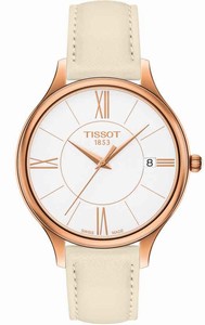 Tissot Bella Ora Quartz Analog Date Leather Watch # T103.210.36.018.00 (Women Watch)