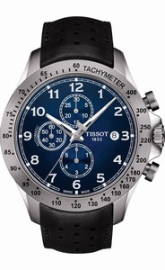 Tissot V8 Automatic Chronograph Date Black Leather Watch # T106.427.16.042.00 (Men Watch)