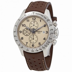 Tissot V8 Automatic Chronograph Date Brown Leather Watch # T106.427.16.262.00 (Men Watch)