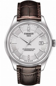 Tissot Ballade Powermatic 80 COSC Date Brown Leather Watch# T108.408.16.037.00 (Men Watch)