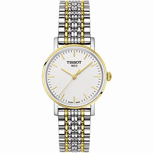 Tissot White Dial Stainless Steel Band Watch #T109.210.22.031.00 (Women Watch)