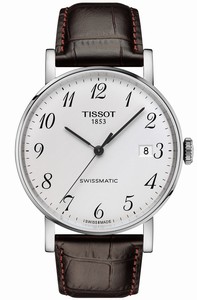Tissot Swissmatic Analog Date Brown Leather Watch # T109.407.16.032.00 (Men Watch)