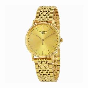 Tissot Gold Dial Fixed Band Watch #T109.410.33.021.00 (Men Watch)