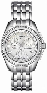 Tissot T-Sport PRC100 Chronograph Diamonds Womens Watch # T22.1.486.21 T22148621