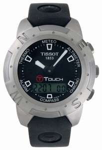 Tissot T-Touch Quartz Analog Digital Multifunction Watch# T33.7.598.51 (Men Watch)