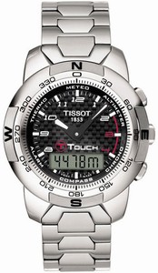 Tissot T-Touch Quartz Analog Digital Multifunction Watch # T33.7.868.92 (Men Watch)