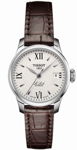 Tissot Le Locle Automatic Date Brown Leather Watch# T41.1.113.77 (Women Watch)