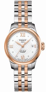 Tissot Le Locle Automatic Diamond Dial Date Stainless Steel Watch# T41.2.183.16 (Women Watch)