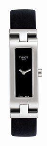 Tissot T-Trend Equi-T Quartz Analog Rectangle Black Watch# T58.1.225.50 (Women Watch)