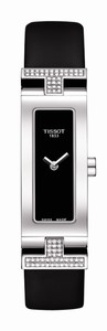 Tissot T-Trend Equi-T Quartz Analog Diamonds Bezel Rectangle Watch# T58.1.325.50 (Women Watch)