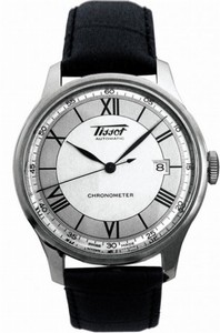 Tissot Visodate Automatic Date Black Leather Watch# T66.1.725.33 (Men Watch)