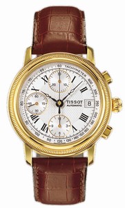 Tissot Bridgeport Automatic Chronograph Date 18ct Gold Watch # T71.3.435.33 (Men Watch)