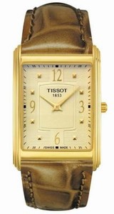 Tissot T-Gold Quartz 18ct Yellow Gold Watch # T71.3.608.94 (Women Watch)