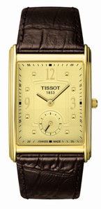Tissot T-Gold Quartz 18ct Gold Small Second Hand Watch # T71.3.610.94 (Women Watch)